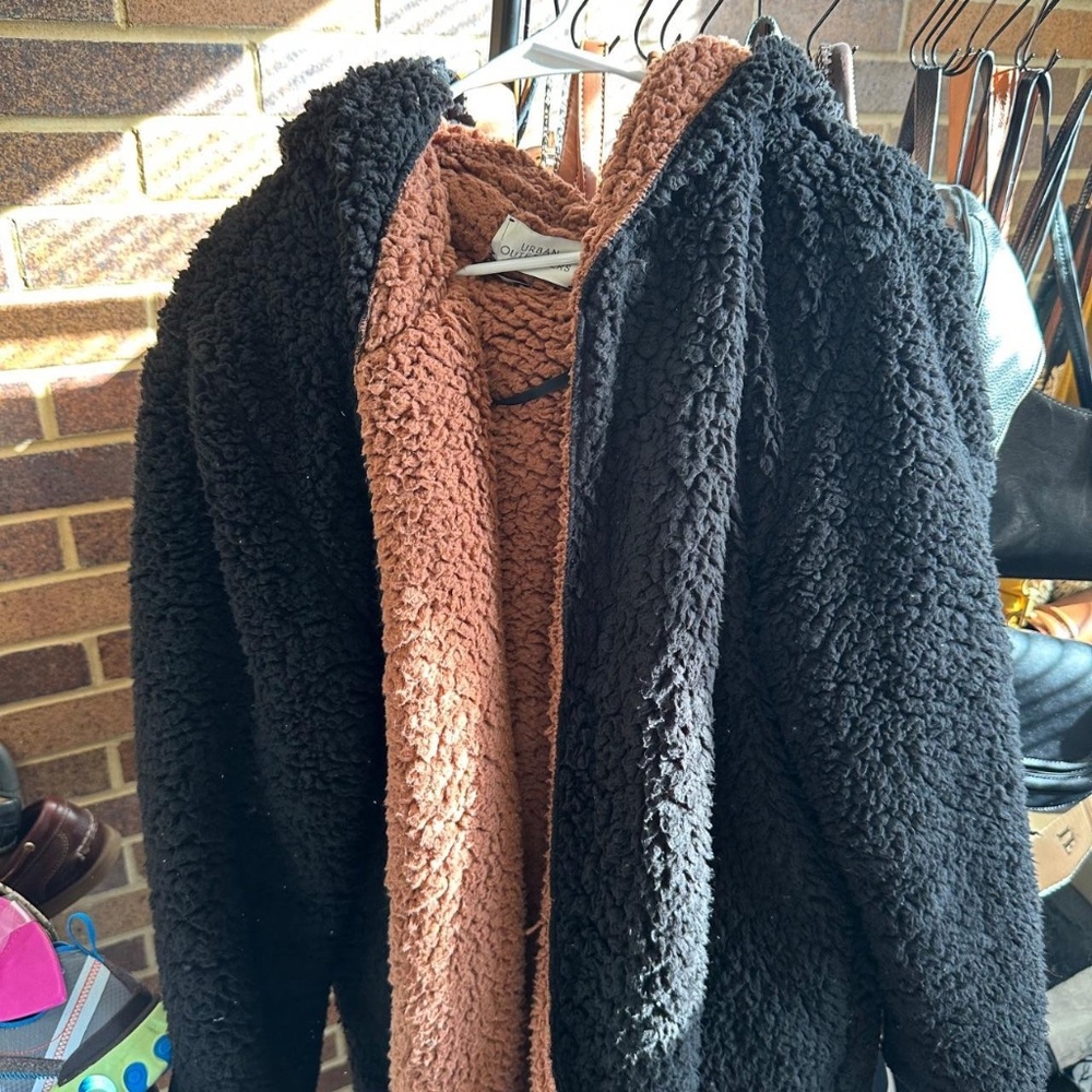 Urban outfitters Sherpa reversible jacket